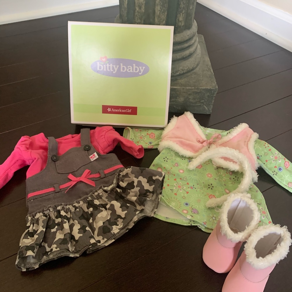 Bitty Baby Twin Outfits & Books